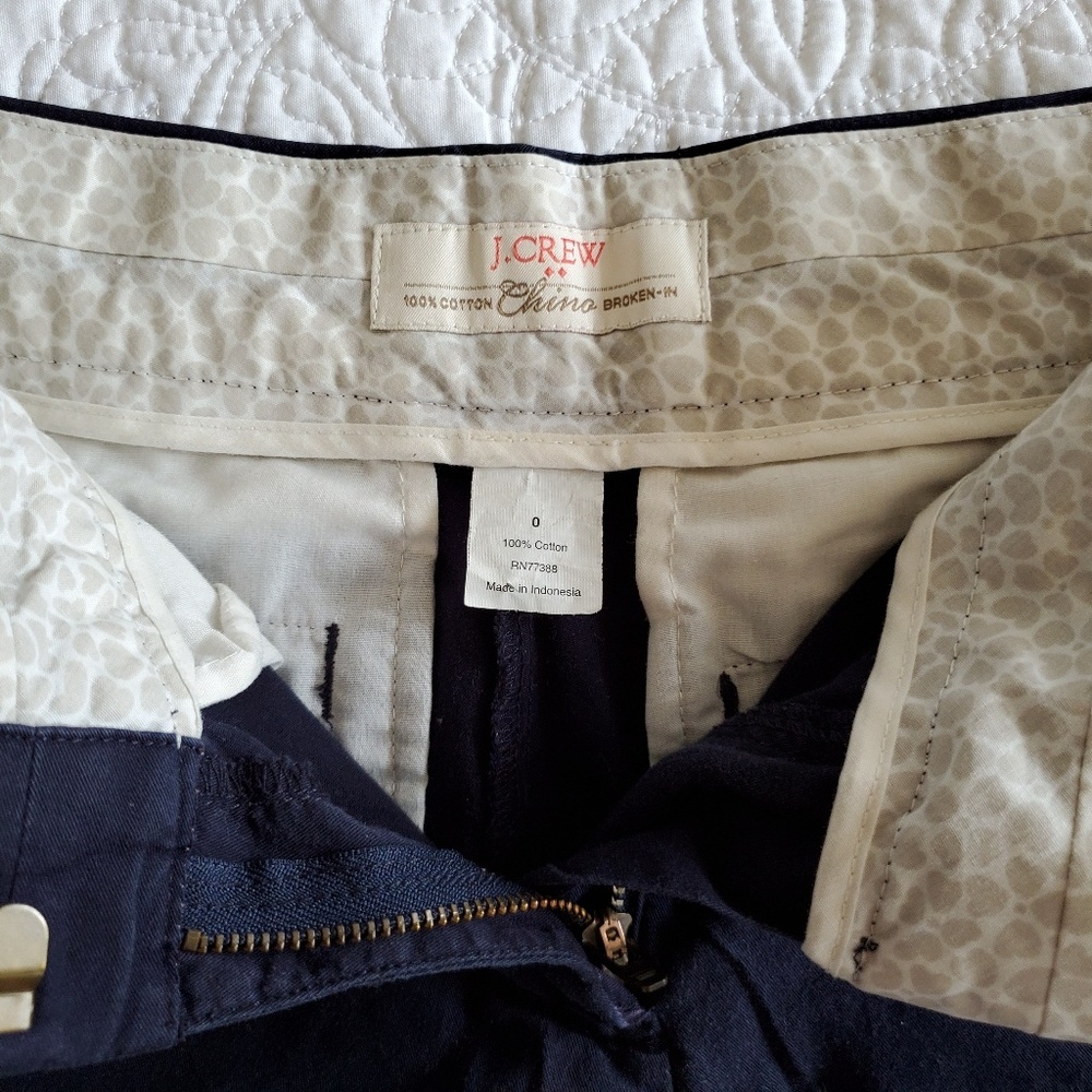 J Crew Navy Chino Shorts - Picture 3 of 6